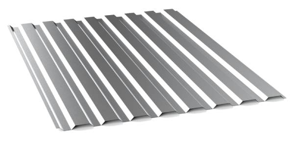 Профнастил оцинкованный 0.6x750x800
