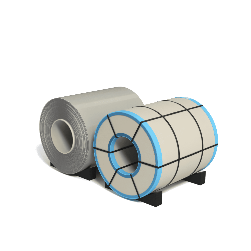 Рулон ГЦ полимер 0.4x1250 ЭЦ30/30 W001 SteelArt -3D ЛМЗ